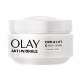 Olay Anti Wrinkle Firm &amp;amp; Lift Night Cream For Fine Lines Wrinkles 50ml
