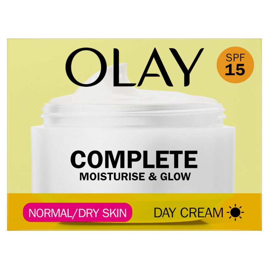 Olay Complete Moisturise &amp;amp; Glow Day Cream With SPF15, For Healthy Glowing Skin,50ml