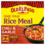 Old El Paso Mexican Chili &amp;amp; Garlic One Pan Rice Meal Kit   355g