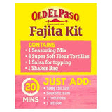 Old El Paso Mexican Oven Baked Crispy Chicken Fajita Kit   555g