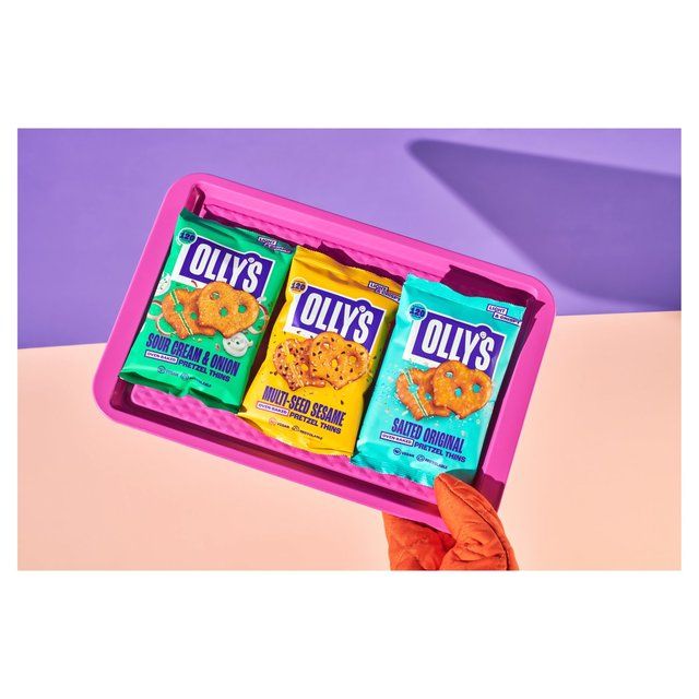 Olly's Pretzel Thins - Sour Cream &amp;amp; Onion   140g
