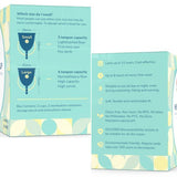 Omnitex Menstrual / Period Cups - 2pk (1  Small &amp;amp; 1 Large)