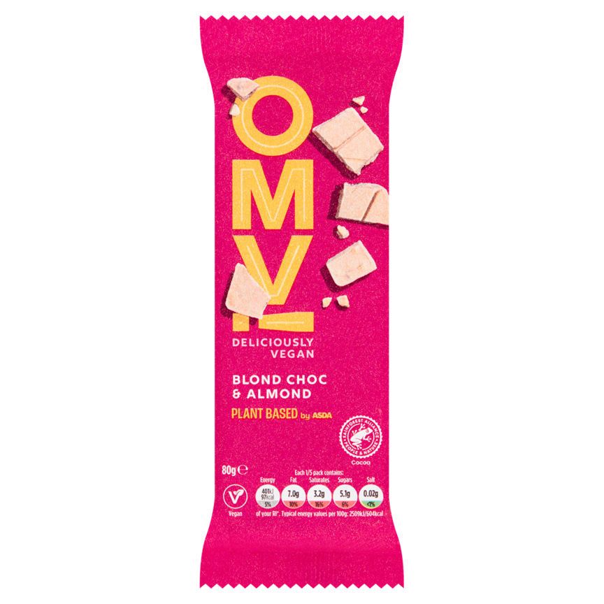 OMV! Deliciously Vegan Blond Choc &amp;amp; Almond