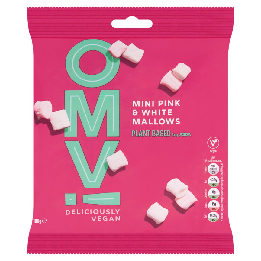 OMV! Deliciously Vegan Mini Pink &amp;amp; White Mallows