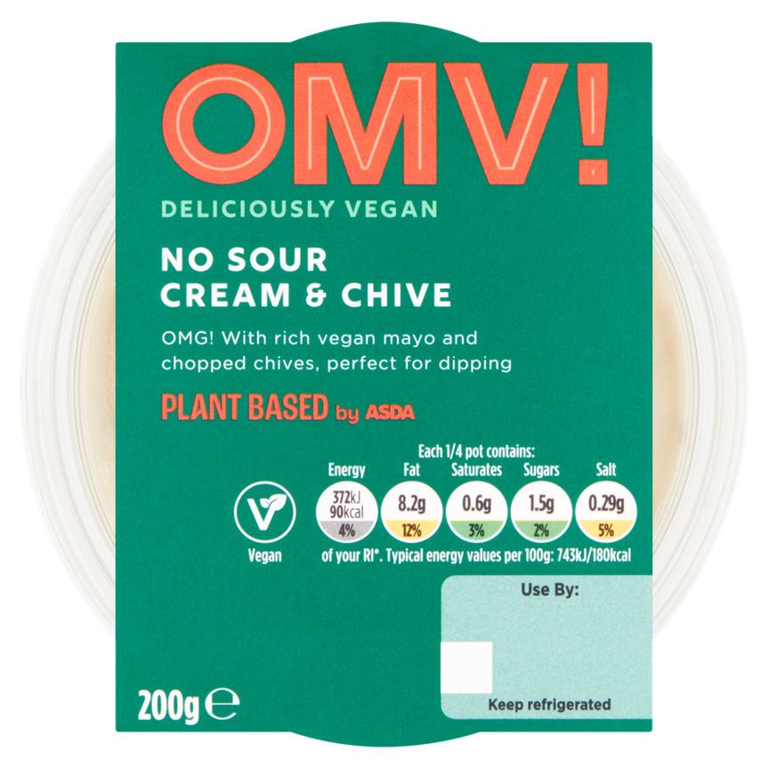 OMV! Deliciously Vegan No Sour Cream &amp;amp; Chive