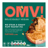 OMV! Deliciously Vegan No Steak &amp;amp; Gravy Puff Pastry Pie