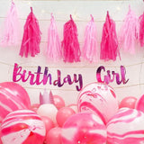 On The Wall Birthday Party Pack Pink