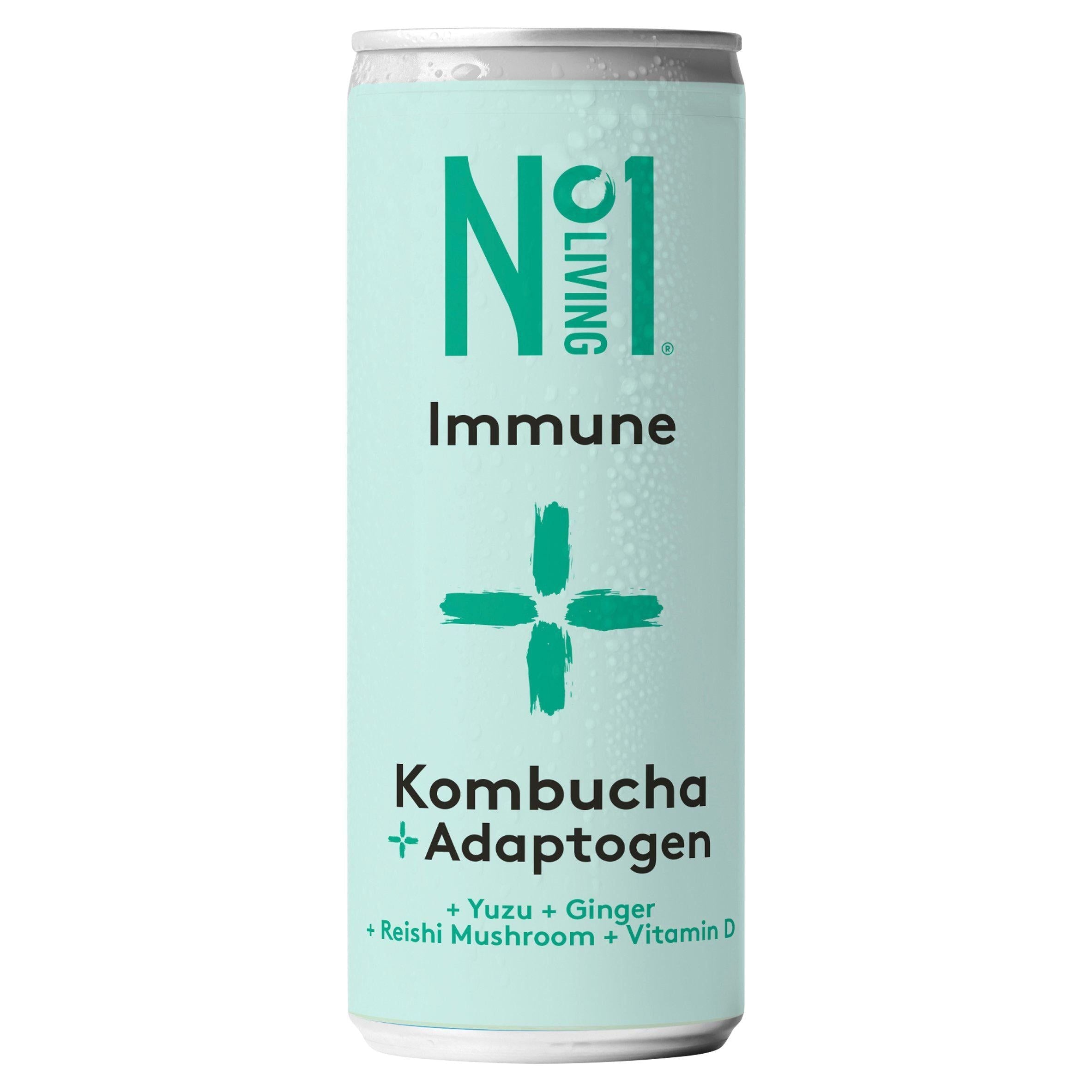 One Living Immune Yuzu &amp;amp; Ginger Adaptogenic Kombucha 250ml