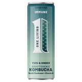 One Living Immune Yuzu &amp;amp; Ginger Adaptogenic Kombucha 250ml