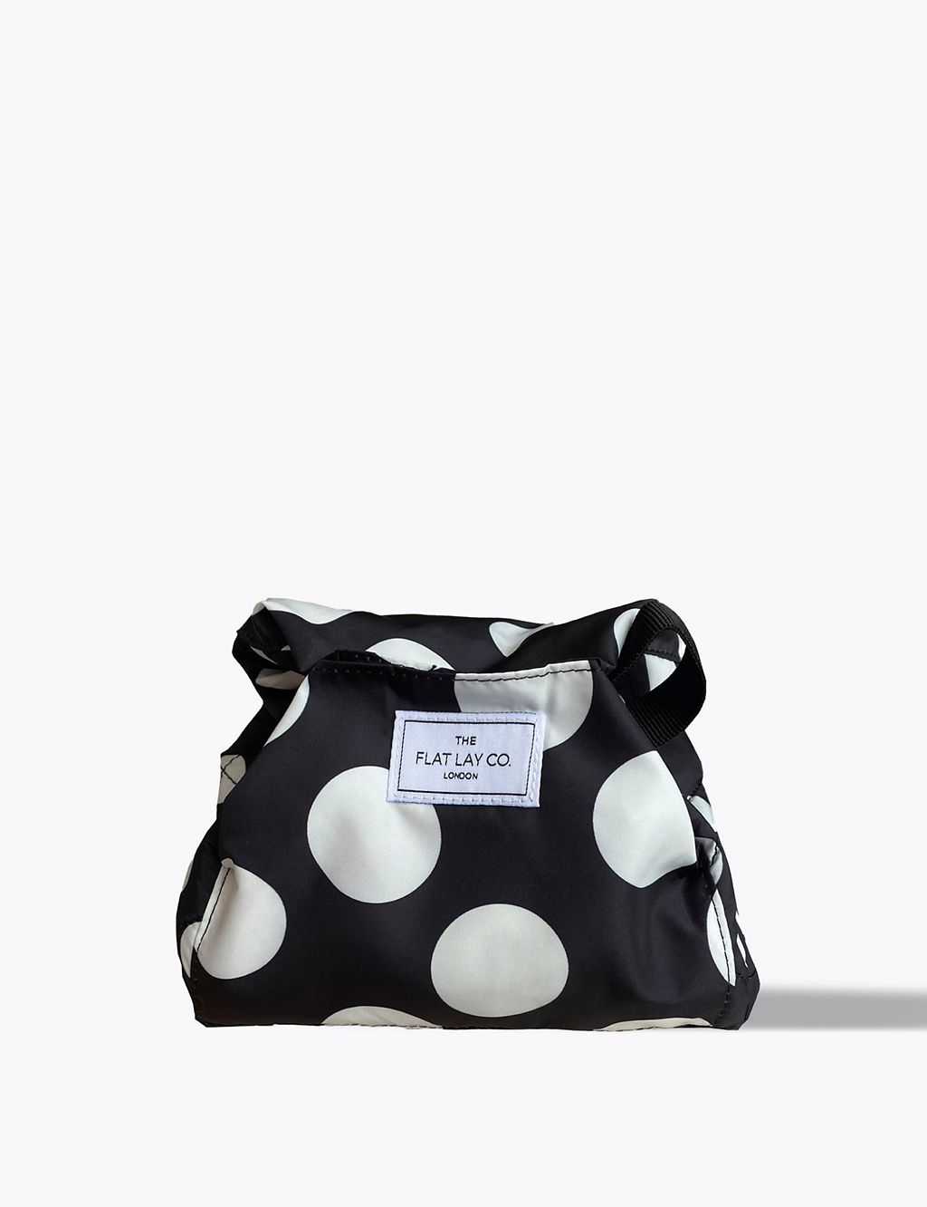 Open Flat Makeup Bag In Double Spots