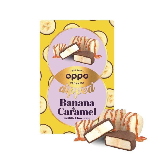 Oppo Brothers Dipped Banana &amp;amp; Caramel in Milk Chocolate   150g