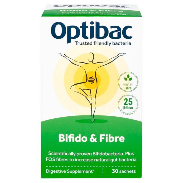 Optibac Probiotics Bifido &amp;amp; Fibre 30 Sachets   30 per pack
