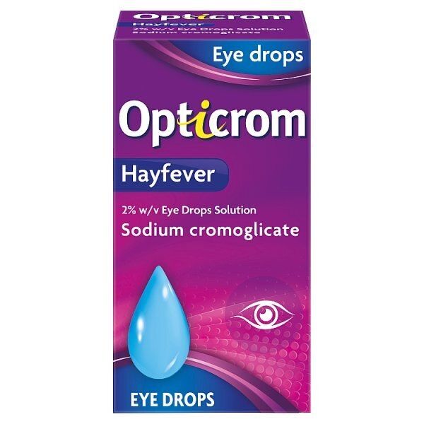 Opticrom Hayfever Eye Drops 10ml
