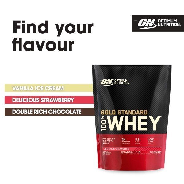 Optimum Nutrition Delicious Strawberry&amp;nbsp;Whey Protein Powder