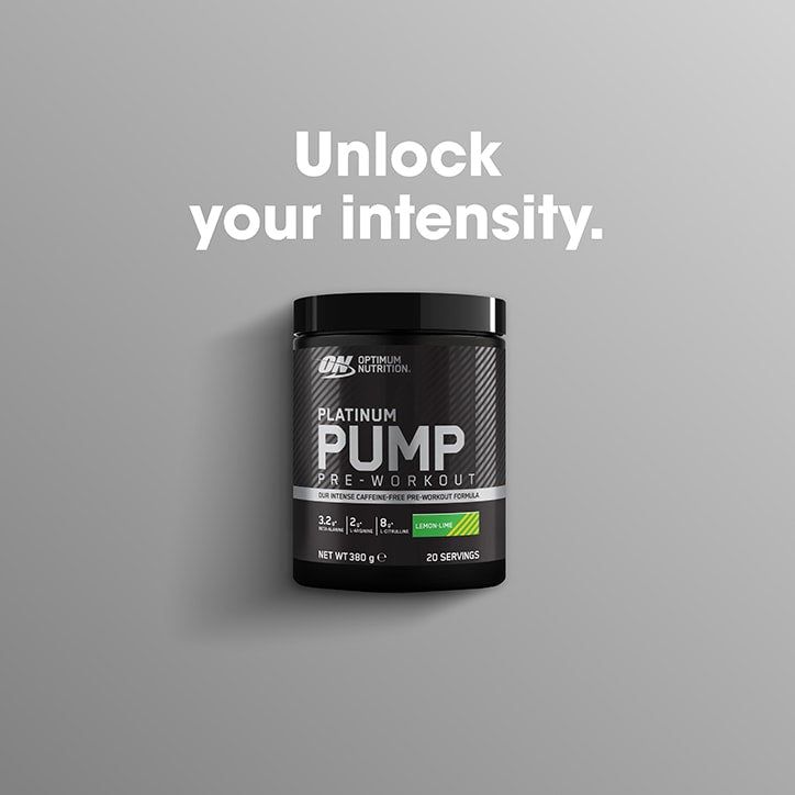 Optimum Nutrition Platinum Pump Pre-workout Blue Raspberry 380g