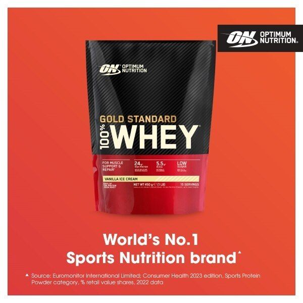 Optimum Nutrition Vanilla Ice Cream&amp;nbsp;Whey Protein Powder