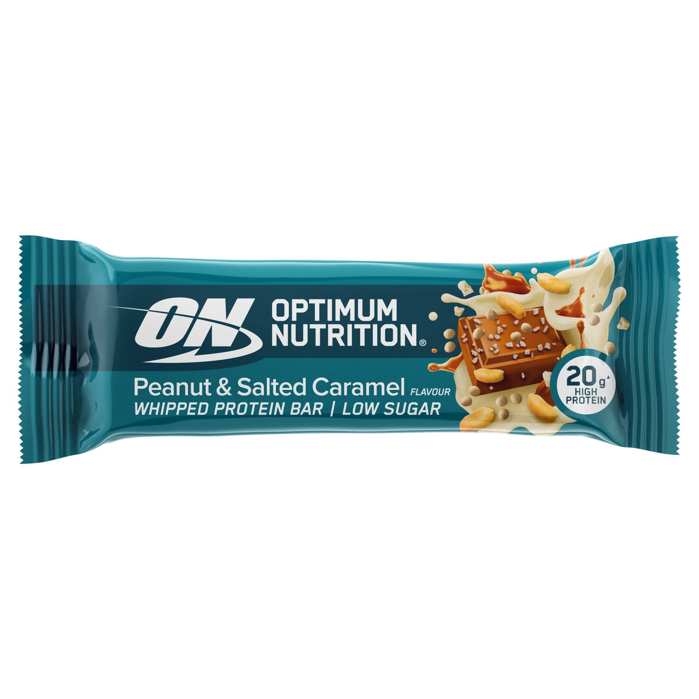 Optimum Nutrition Whipped Protein Bar Peanut &amp;amp; Salted Caramel Flavour 68g