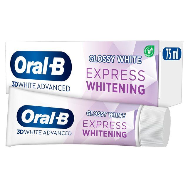 Oral B 3D White Express Whitening Gloss toothpaste   75ml