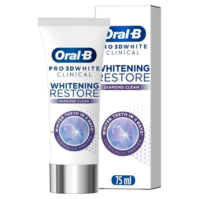 Oral B 3DW Clinical Whitening Restore Diamond Clean   70ml