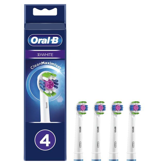 Oral-B 3DWhite Toothbrush Heads   4 per pack