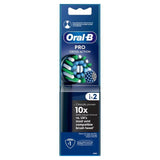 Oral B Crossaction Toothbrush Heads Black   2 per pack