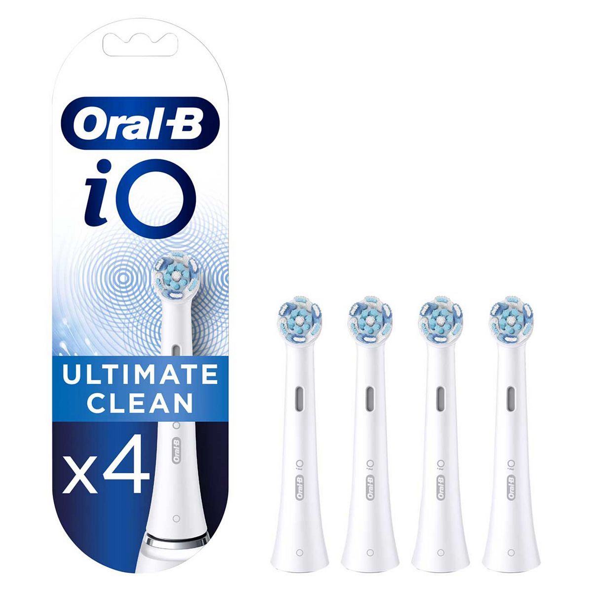 Oral-B iO&amp;trade; Ultimate Clean White Replacement Electric Toothbrush Heads 4 Pack
