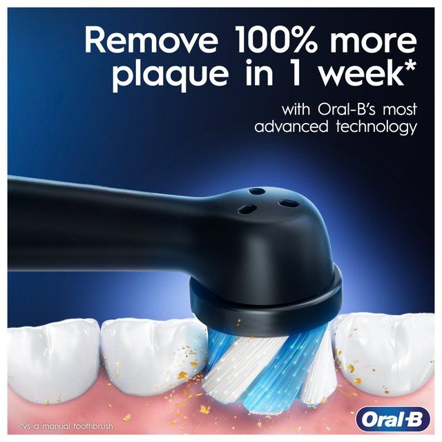 Oral-B iO3 Black &amp;amp; Blue Electric Toothbrush Duo Pack + Travel Case)   2 per pack
