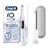 Oral-B iO8&amp;trade; Electric Toothbrush - White Alabaster with Limited Edition Travel Case