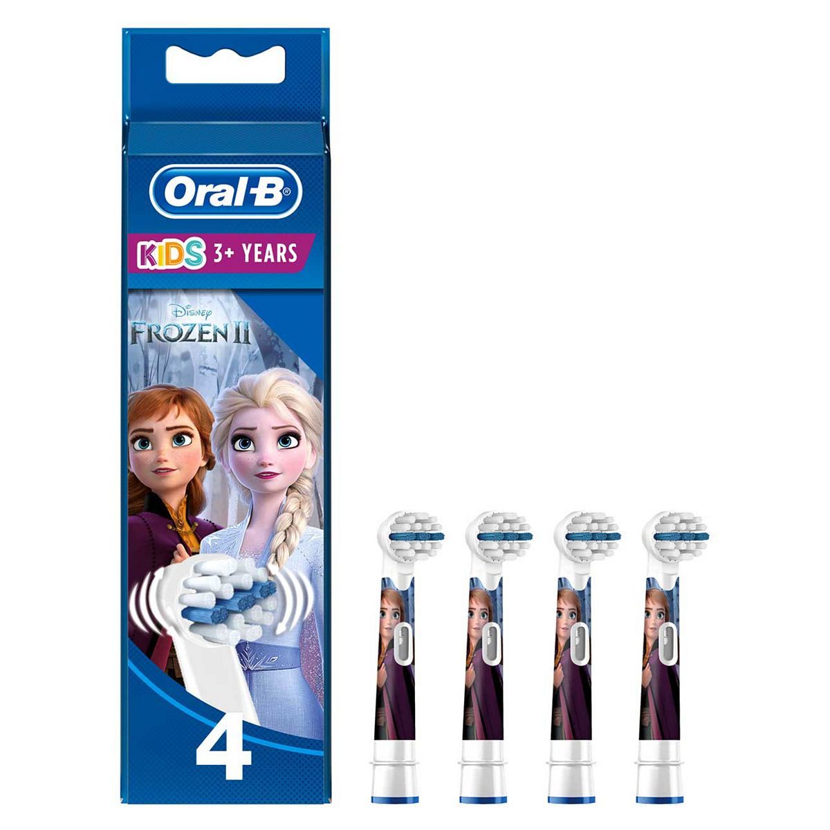 Oral-B Kids Replacement Toothbrush Heads x4 &amp;ndash; Disney Frozen