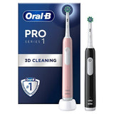 Oral-B Pro Series 1 Pink &amp;amp; Black Electric Toothbrushes