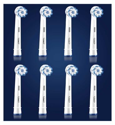 Oral-B Sensitive Clean Toothbrush Head, 8 Pack