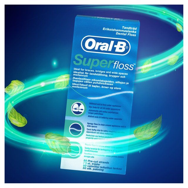 Oral-B Super Dental Floss   50 per pack