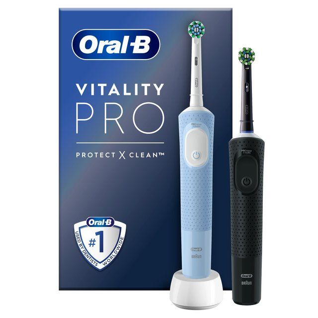Oral-B Vitality PRO Black &amp;amp; Blue (Duo Pack)   2 per pack