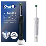 Oral-B Vitality PRO Black &amp;amp; white Electric Toothbrush Duo Pack   2 per pack