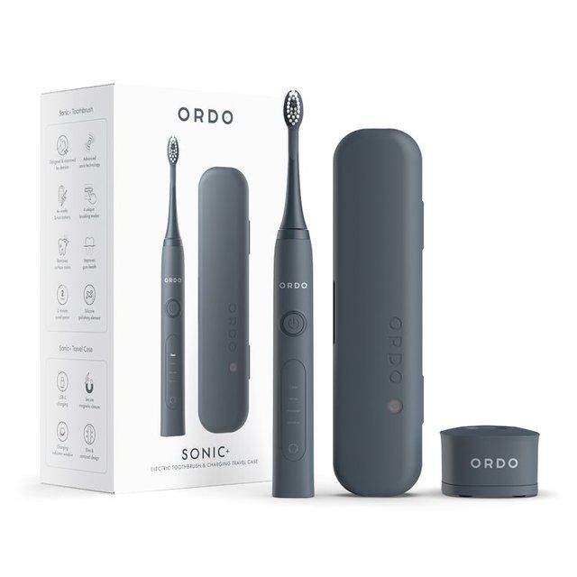 Ordo Sonic+ Toothbrush &amp;amp; Charging Travel Case - Charcoal Grey