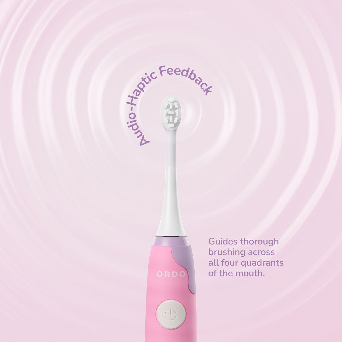 Ordo Squishmallows Patty The Cow Rechargeable Kids Toothbrush &amp;amp; 6 Brush Heads