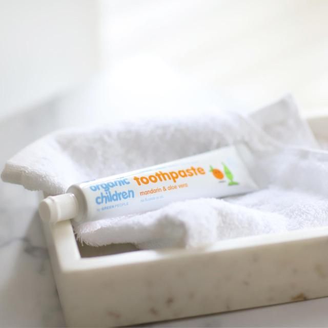 Organic Children Mandarin &amp;amp; Aloe Vera Fluoride Free Toothpaste   50ml