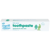 Organic Children Spearmint &amp;amp; Aloe Vera Fluoride Free Toothpaste   50ml
