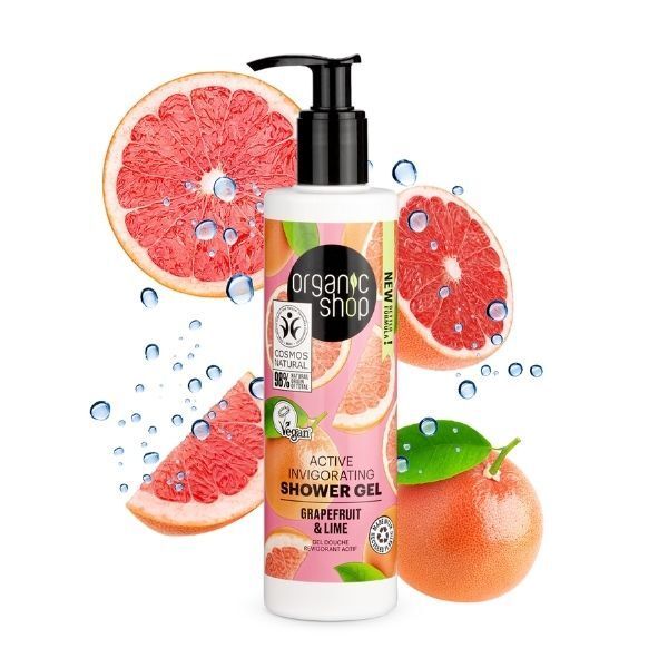 Organic Shop Active Shower Gel Grapefruit &amp;amp; Lime 280ml