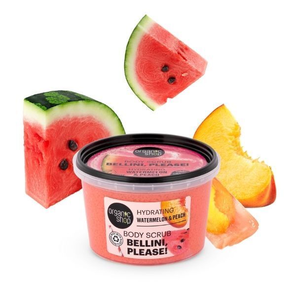 Organic Shop Bellini Please Body Scrub Watermelon &amp;amp; Peach