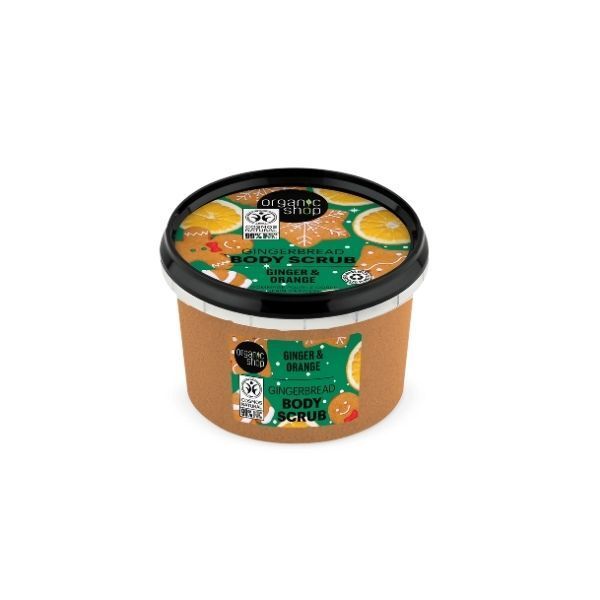 Organic Shop Gingerbread Body Scrub Ginger &amp;amp; Orange 250ml