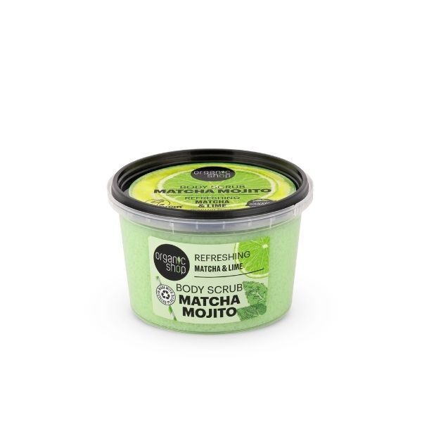 Organic Shop Matcha Mojito Body Scrub  Matcha &amp;amp; Lime 250ml