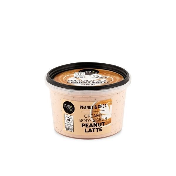 Organic Shop Peanut Latte Body Scrub Peanut &amp;amp; Shea 250ml