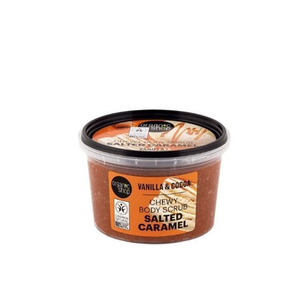 Organic Shop Salted Caramel Body Scrub Vanilla &amp;amp; Cocoa 250ml