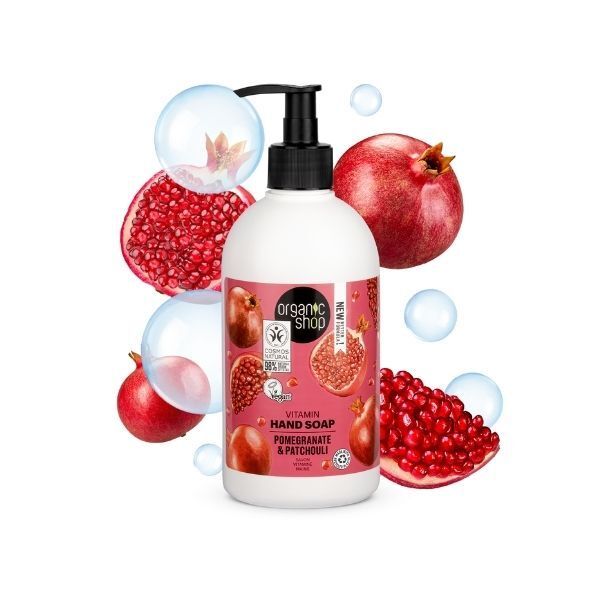 Organic Shop Vitamin Hand Soap Pomegranate &amp;amp; Patchouli 500ml