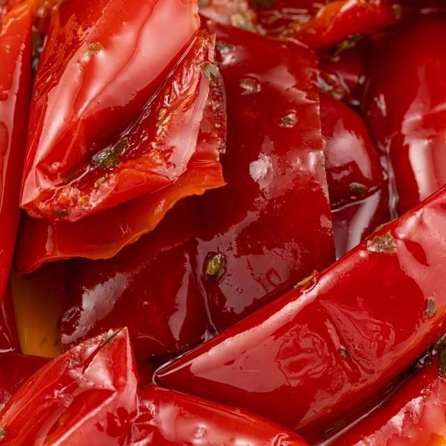 Organico Grilled peppers in oil   190g