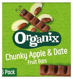 Organix Apple &amp;amp; Date Organic Fruit Snack Bar Multipack 6x17g
