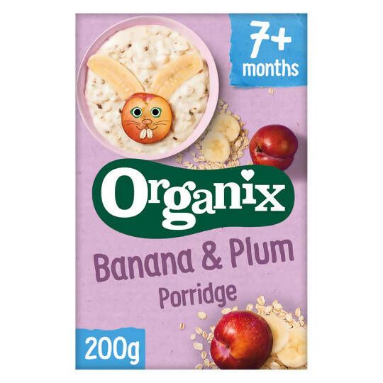 Organix Banana &amp;amp; Plum Baby Porridge