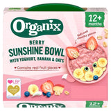 Organix Berry Sunshine Bowl With Yoghurt Banana &amp;amp; Oats Toddler Meal   120g