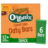 Organix Carrot Cake Organic Soft Oaty Bars Toddler Snack Multipack    6 x 23g